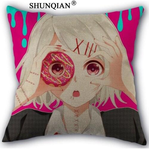 New Arrival tokyo ghoul Custom cotton Pillowcases zipper Custom Pillow Case More Size Custom your image gift