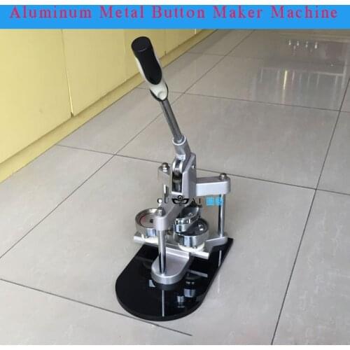 New Tripod Aluminum Badge/Button Maker Machine With Metal Slide Rails High Quality and Wholesale Price