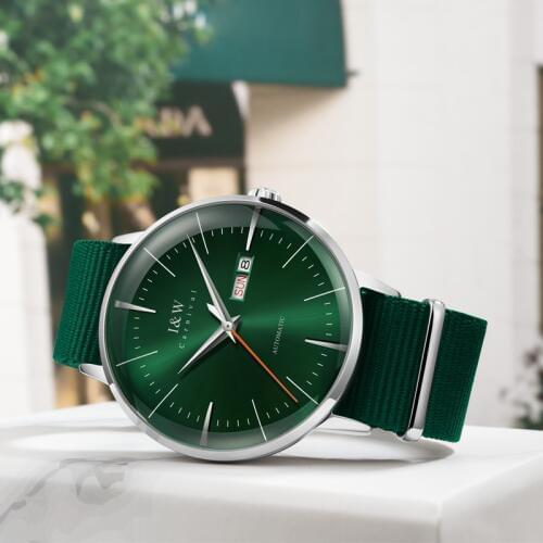 Original Switzerland CARNIVAL 2020 New MIYOTA Movement Watch Sapphire Calendar Week Waterproof Nylon Strap Mechanical Watch Men