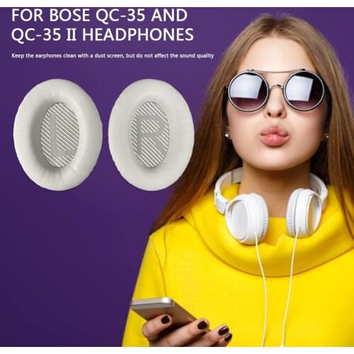 Foam Headphone Ear Pads Protein Leather Headset Replacement Ear Cushions Portable Entertainment Earphone Supplies