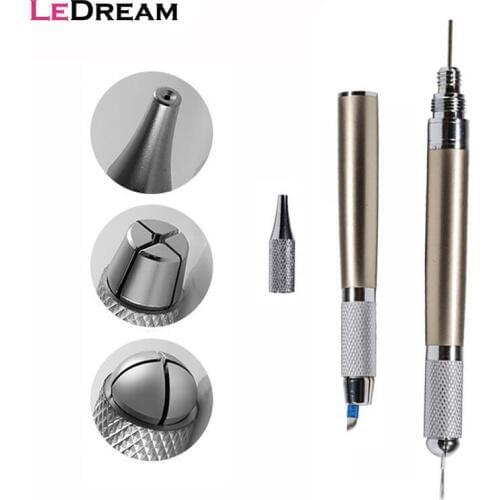 1PC Professional Double Heads Triple Use Manual Microblading Pen Tattoo Tools For 3D Permanent Eyebrow Lip Line Makeup