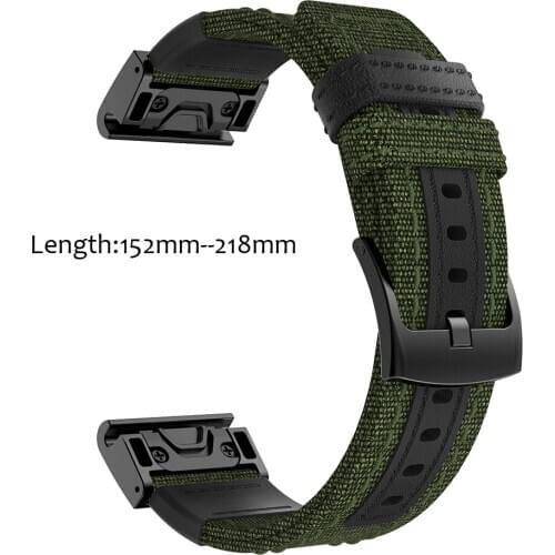 Sport quick Easy fit watch strap for Garmin Fenix 6X 5X 3 3HR Smart watch bracelet 26 22 MM nylon strap Belt For Fenix 6 5 plus
