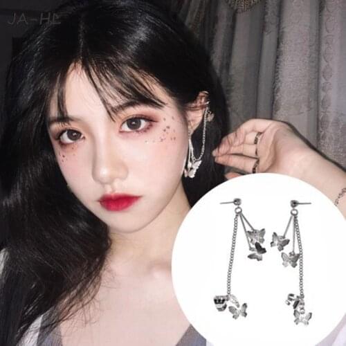 2021 New Fashion Alloy Butterfly Clip Ear hook Stainless Steel Ear Clips Earring Jewelry