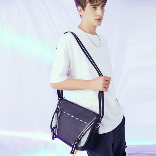 Mens Shoulder Bag Male Waterproof Oxford Colorful Designer Crossbody Sling Bags 2021 Large Capacity K032