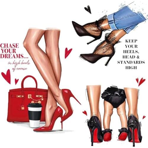 Thermo thermocollants stickers on clothes Iron on transfers for clothing vinyl Heat transfer Fashion badge Shoes logo patch diy