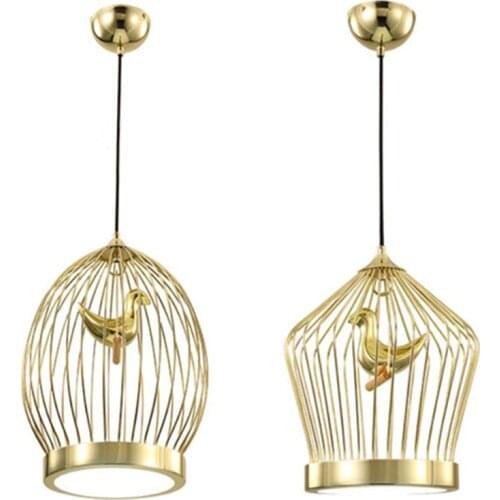 Vintage Loft Industrial Pendant Lights Black Gold Retro Pendant Lamps for Bar Stair Dining Room