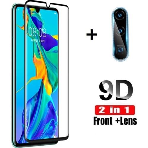 9D Tempered Glass for Huawei P30 Lite Glass Camera Lens for Huawei P30 Lite Protective Glass Film Foil