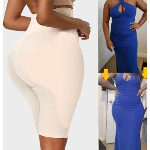 Sexy Butt Lifter Side Padded Panties Lace Fake Ass Corset Plus Size Shapewear Slimming Underwear Big Hip Women Body Shaper Panty