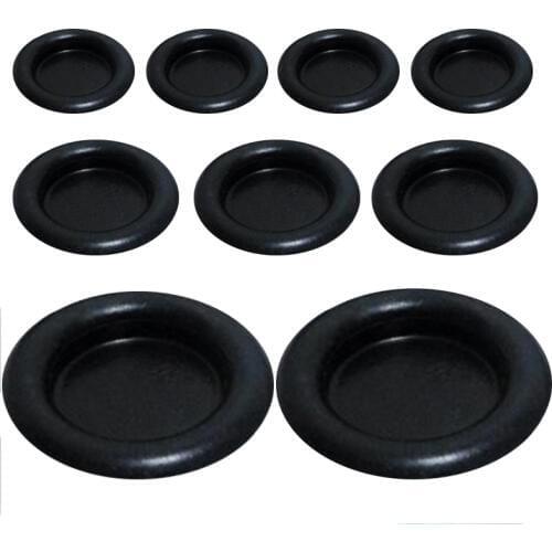 60mm 70mm 75mm Inner Diameter Black Drilling Open Hole Protector Armature Single Side Wiring Cable Rubber Ring Gasket Grommet