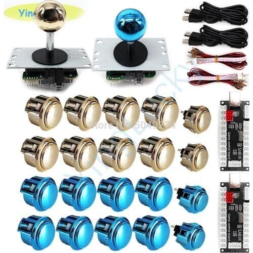 Arcade Joystick DIY Kit Game control board Zero Delay Arcade DIY Kit USB Encoder To PC Arcade Duplication Sanwa Joystick Sanwa P