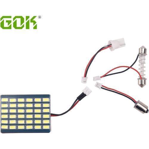 Car Interior lights Super white Night Reading Light 5730 Led 36SMD Auto Dome Interior Bulb With Super Easy Wedge T10 C5W Festoon