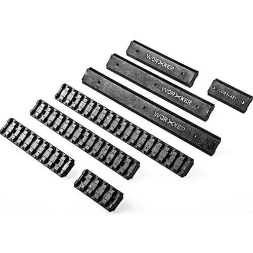 Worker Mod 5/10/15/19 CM Picatinny Rail for Nerf Blasters Modify Toy Color Black
