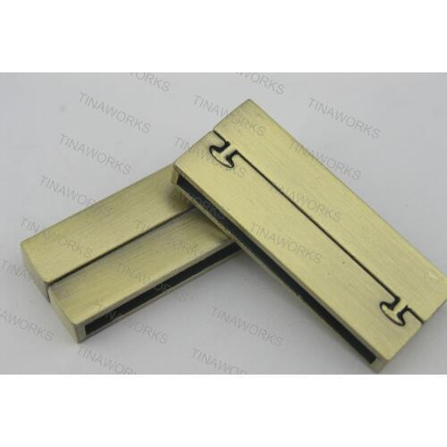 FREE SHIPPING 10 Sets 44.5x4.0mm Strong Matte Anti-Brass Magnetic Clasp for Brazil Bracelet