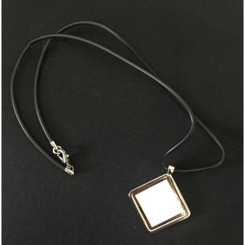 Free Shipping 5pcs/lot Metal Necklace Pendant for Sublimation INk Transfer Printing Heat Press DIY Gifts Print