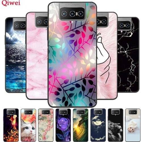 For Asus Zenfone 7 ZS670KS Case Fashion Soft Silicone Back Cover For Asus Zenfone 7 Pro ZS671KS 7Pro Phone Cases Fundas Coque