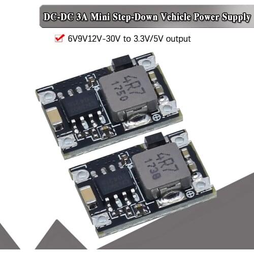 CN3903 3A Mini DC-DC Buck Step Down Converter Board Module 5V-30V to 3.3V 5V DC DC Voltage Regulator PCB Board Power Buck Module