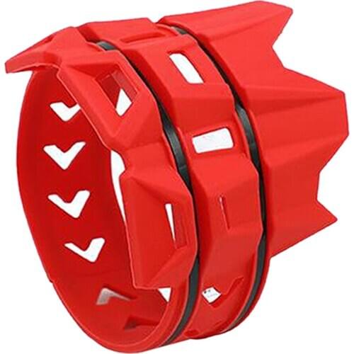 Exhaust Muffler Tailpipe Cover Guard Protector Universal for Dirt Bike Motorcross, Red