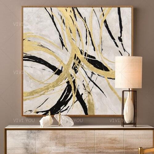 Oil painging on canvsa by 100％handed painting cheap and abstract wall art decorations frameless
