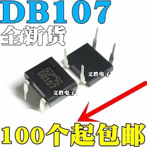 Line 4 foot bridge DB107 rectifier bridge DIP4 1A1000V SEP brand new