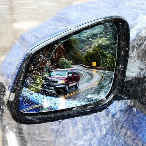 Rainproof Car Rearview Mirror Stickers Film Anti Fog Transparent Window Clear Protection Nano Safety Drive Universal Auto Goods