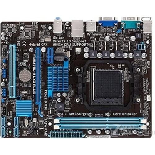 For Asus M5A78L-M LX3 PLUS Desktop Motherboard 760G 780L Socket AM3+ DDR3 16G Micro ATX UEFI BIOS Original Used Mainboard