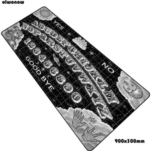 Ouija board padmouse 900x300x3mm gaming mousepad game New arrival mouse pad gamer computer locked edge mat notbook mousemat pc