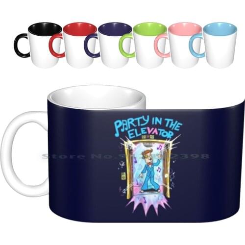 Fgteev Party In The Elevator Kids Ceramic Mugs Coffee Cups Milk Tea Mug Annoying Orange Annoying Orange Cool How To Make A On