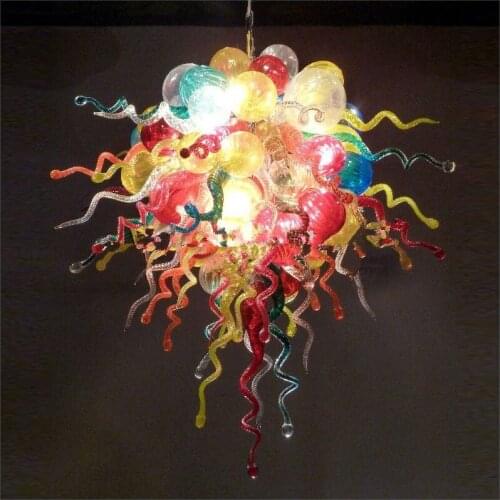 Luxury Ceiling Chandelier Living Room Bedroom Dining Room Blown Glass Pendant Lights