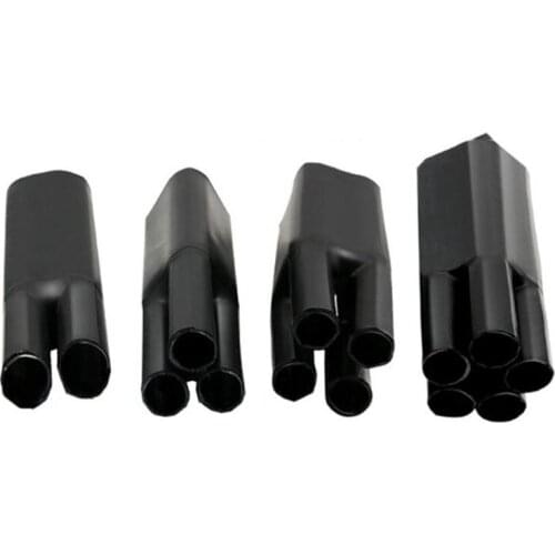 Heat shrink wrap tube with glue Insulation sleeve for 1KV 2-5 core Separate Branch Cable splitter Waterproof Seal Wire protector