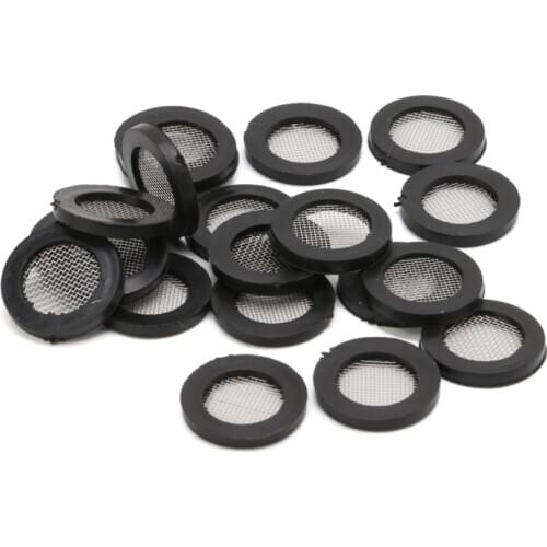 20pcs Seal O-Ring Hose Gasket Flat Rubber Washer Filter Net for Faucet Grommet