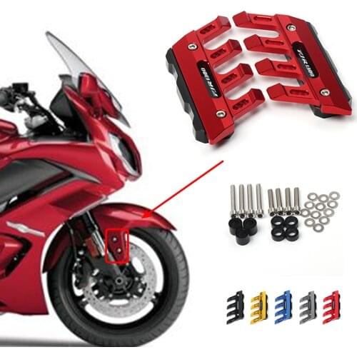 For YAMAHA FJR1300 FJR 1300 Motorcycle Mudguard Front Fork Protector Guard Block Front Fender Anti-fall Slider Accessories