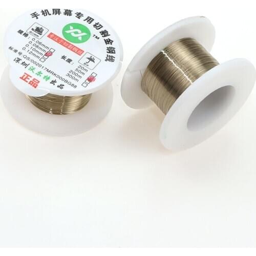 0.06/0.08 mm Phone LCD Screen Separation Wire Cutting Line Molybdenum Wire for iPhone for Samsung HTC xiaomi Glass Cutting Line