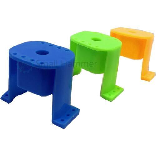 10PCS Motor pedestal plastic motor pedestal multi-color technology building block parts