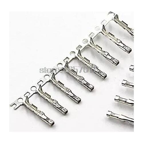 200Pcs Dupont Reed Female Crimp Pin Jumper Terminal Connector Terminal Metal 2.54mm