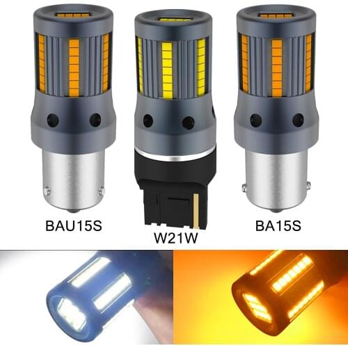 2X Canbus No Error 1156 P21W BAU15S PY21W T20 W21W Led Lamp for VW Golf 4 5 6 7 GTI Passat B5 B6 B7 CC Beetle Polo Jetta MK6