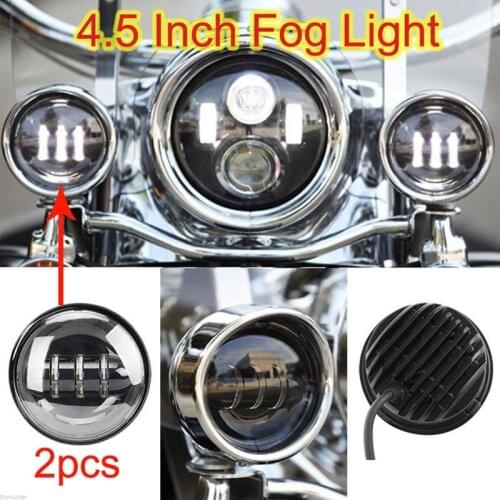 4.5 inch led headlights Fits For Harley Motorcycles 5-1/2" LED Auxiliary Lights led fog lights Fits For Harley Motorcycles