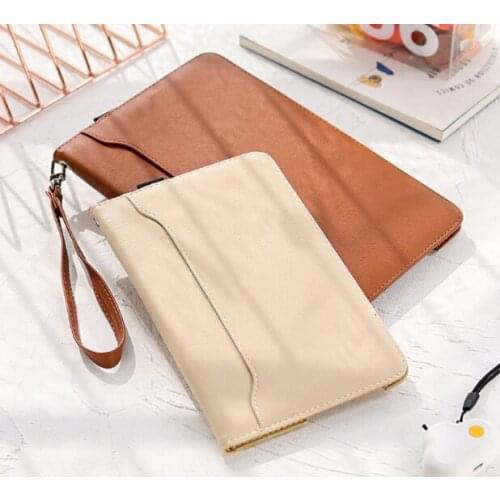 Apple ipad simple business styling wrist strap design anti-fouling soft anti-drop all-inclusive protective shell J06