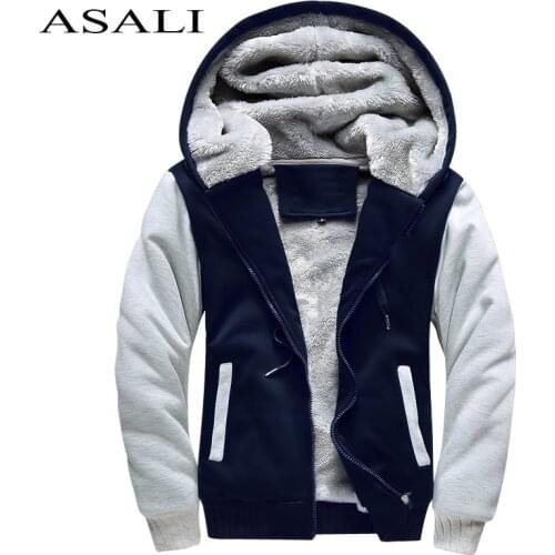 ASALI Men's Bomber Hoodies