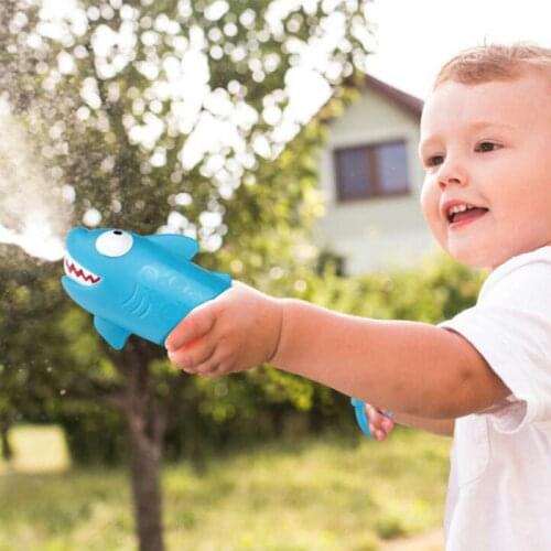 Kids Cartoon Animals Shark Crocodile Water Gun Childrens Pool Beach Toys Bubble Blower Weapons Gun Outdoor Games Gift Boy Girl