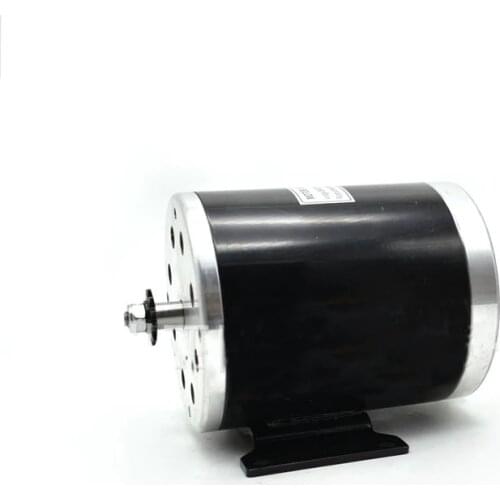 1000W 36V/48V DC Electric Brushed Motor 3000RPM Chain Electro Motor For E BIKE small Electric motorcycle Electric Scooters