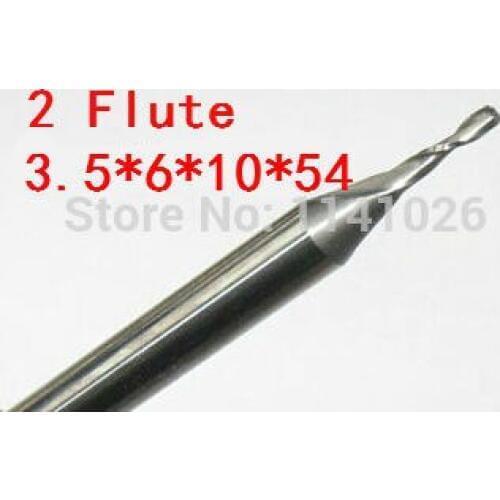 5pcs/set 3.5MM 2 Flute HSS & Aluminium endmill milling cutter CNC Bit Milling Machine tools Cutting tools.Lathe Tool,router bit