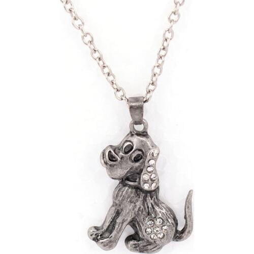 Hzew cute dog pendant necklace