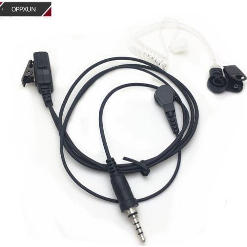 Square PTT Interphone Air Conduction Earphone for YAESU VX-6R, VX-7R, VX-6E, VX-7E, VX-120, VX-127, VX-170, two way radios
