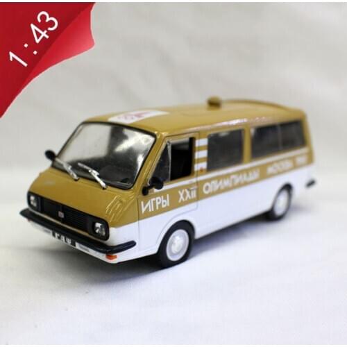 1:43 alloy car model 2203 Latvian nostalgic van winter games collection commemorative car model adult children toy gift