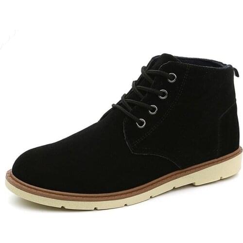 2020 new fashion autumn and winter high top mens shoes high quality soft and comfortable flat non-slip mens shoes