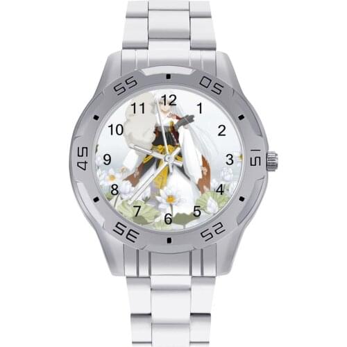 Inuyasha Quartz Watch Gym Stylish Wrist Watch Stainless Design Upwrist Men Wristwatch