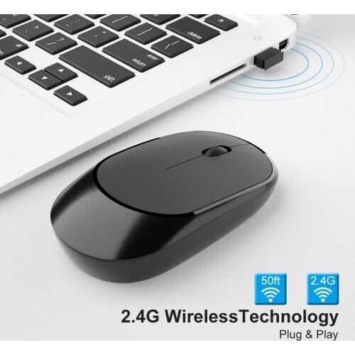 New wireless ultra-thin optical mouse home office notebook wireless mouse small and comfortable