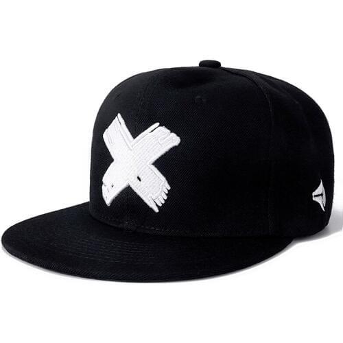 New Brand Letter X Snapback Cap Cotton Baseball Cap For Men Women Adjustable Hip Hop Dad Hat Bone Garros Dropshipping