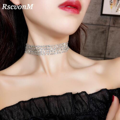 Серебряные чокеры RscvonM China At AliExpress