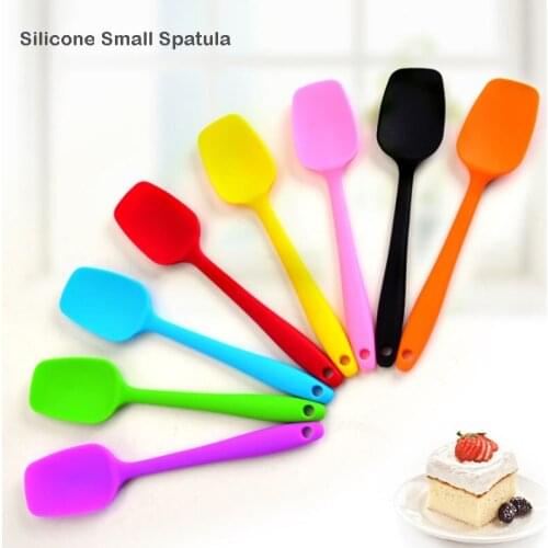 21cm Silicone small scoop baking tools Ice cream spoon ladle to protect non-stick pot soup shell scraper kitchen utensils